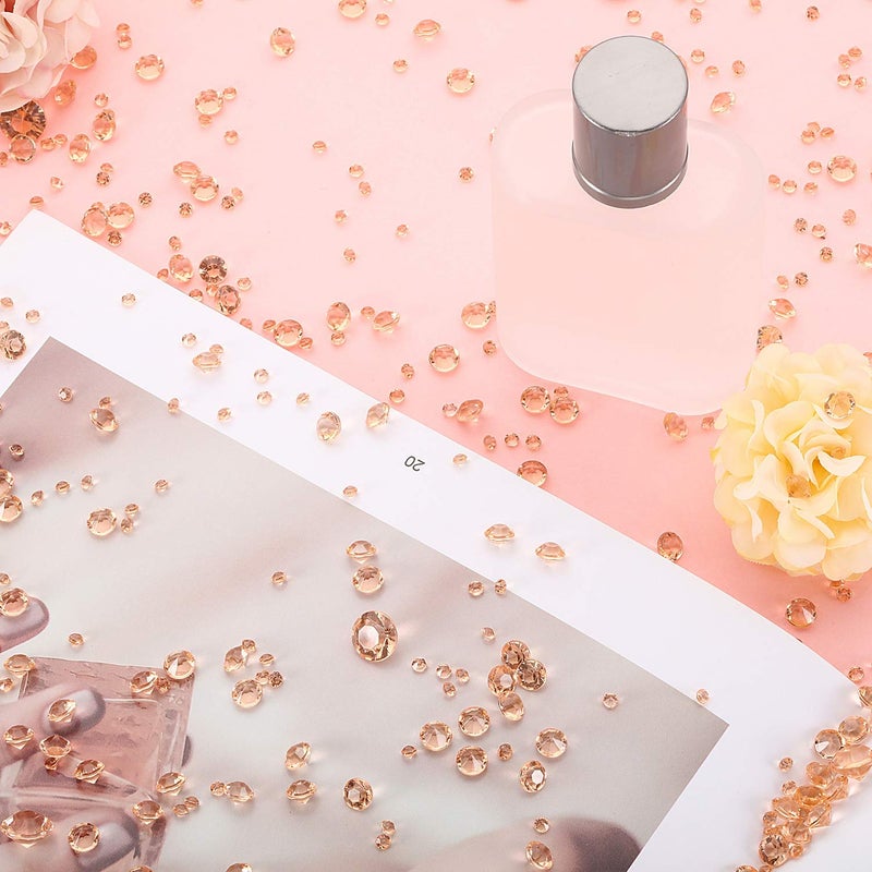 Bememo 10000 Clear Wedding Table Scatter Crystals Acrylic Diamonds Rhinestones for Table Centerpiece Decorations Bridal Shower Decorations Vase Beads - Image 5